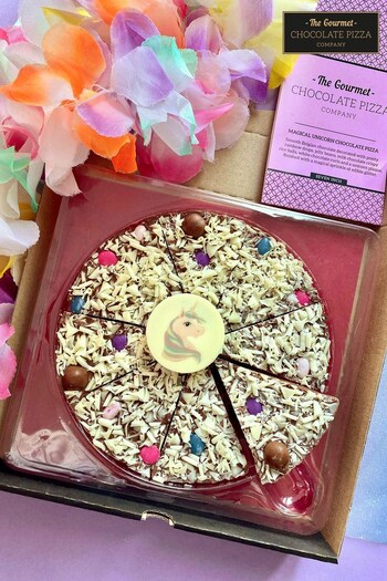 The Gourmet Chocolate Pizza Co Unicorn Themed 7 Inch Chocolate Pizza (331636) | £12