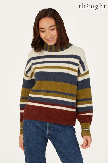 Thought Natural Brontee Lambswool Stripe Jumper (332422) | £90
