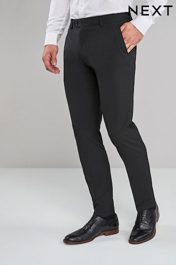 Black Skinny Stretch Smart Trousers lindos (332484) | £24