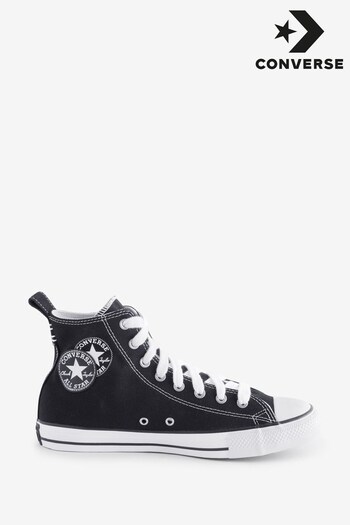 Converse Black Chuck Taylor All Star Wide Trainers (332684) | £65