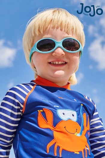 JoJo Maman Bébé Blue Crab Sun Protection Rash Vest (332716) | £17