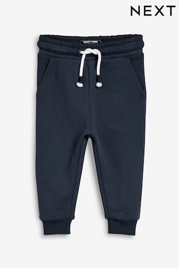 Navy Blue Soft Touch Jersey Joggers (3mths-7yrs) (333202) | £8 - £10