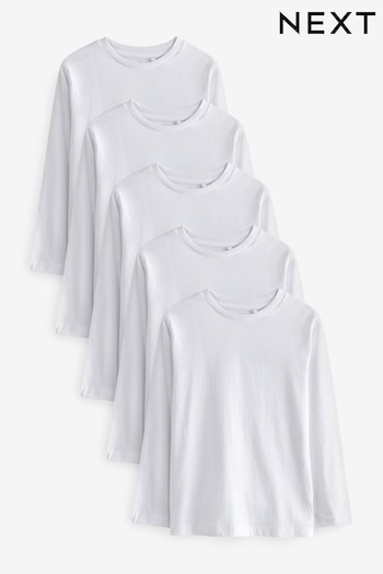 White Long Sleeve T-Shirts (3-16yrs) (333292) | £22 - £37