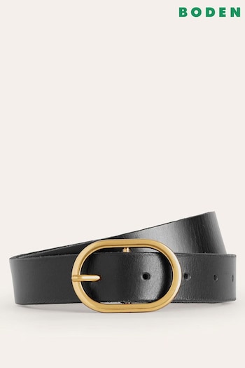Boden Black Classic Leather Belt (334049) | £40