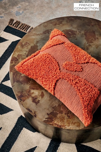 French Connection Tangerine Tangelo Tufted Cushion (334287) | £25