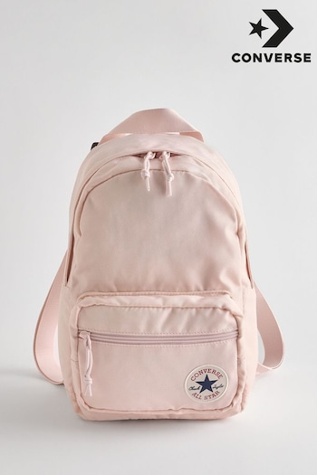 Converse Pink Go Lo Logo Patch Backpack (334353) | £30