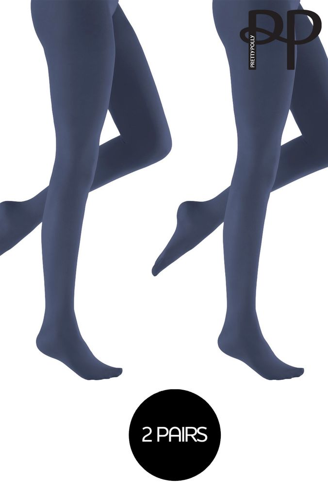 Women s Blue Tights Navy Knitted Opaque Tights Next UK