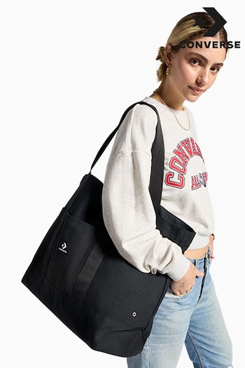 Converse Black 100% Cotton Premium Canvas Tote Bag (334463) | £38