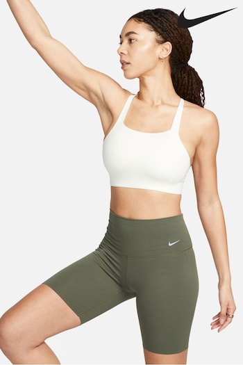 Nike Green Zenvy Gentle Support High Waisted 8 Cycling Ball Shorts (334600) | £60