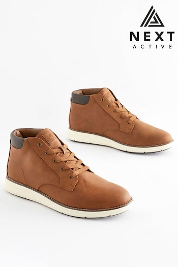Tan Brown Sports Boots jacquard (334925) | £45