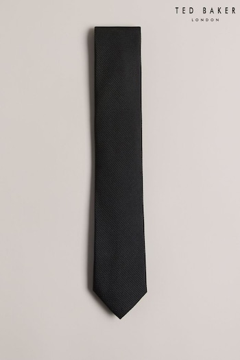 Ted Baker Phillo Textured Silk Black Tie (335024) | £45