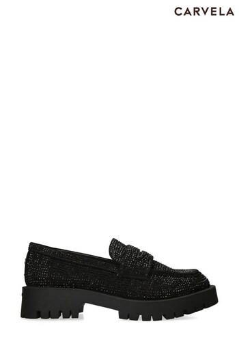 Carvela Stomper Jewel Black Shoes (335294) | £139