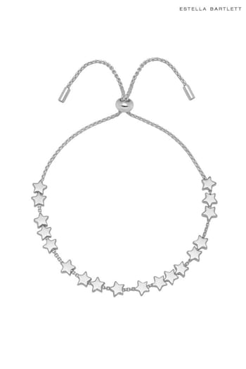 Estella Bartlett Silver Stars So Bright Chain Slider Bracelet (335936) | £25