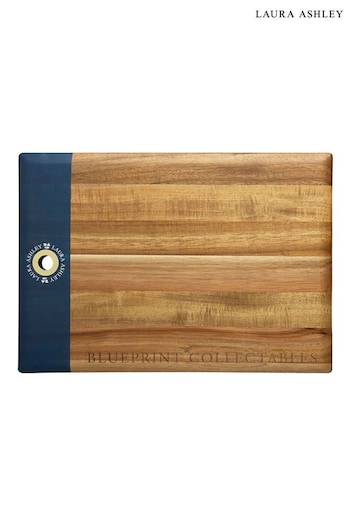 Laura Ashley Natural Blueprint Collectables Acacia Wood Serving Tray (336289) | £50