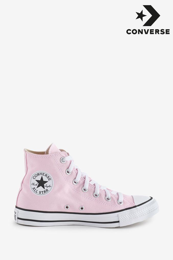 Light pink leather converse online