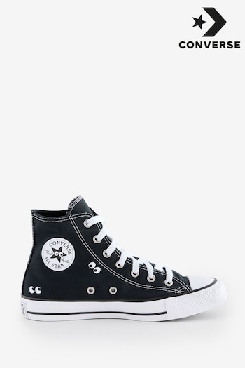 Converse Black Chuck Taylor Sketch Graphic Youth Trainers (336486) | £45