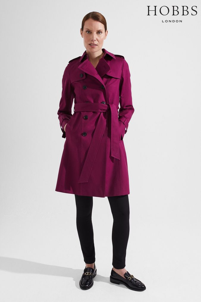 Buy Women s Purple Mac Trench Coats Online Next UK