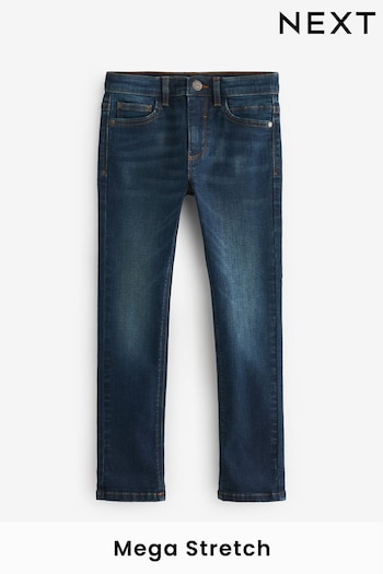 Indigo Skinny Fit Mega Stretch Adjustable Waist Jeans (3-16yrs) (336908) | £13 - £18