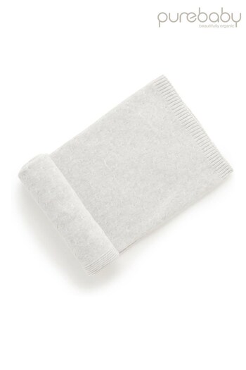 Purebaby Grey Essentials Blanket (337066) | £28