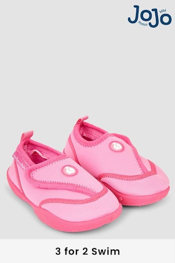 JoJo Maman Bébé Pink Beach & Swim Rockstud Shoes (337110) | £11