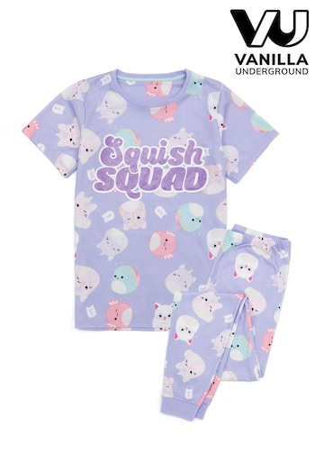 Vanilla Underground Purple Girls Squishmallows Pyjamas (337242) | £19