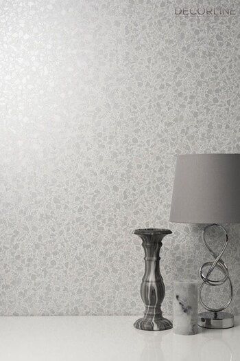 Decorline White Terrazzo Wallpaper (337300) | £69