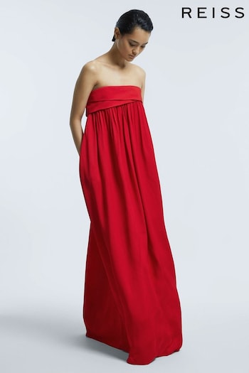 Atelier Italian Fabric Strapless Maxi Dress (338176) | £495