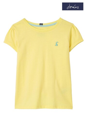 Joules Cassie Yellow Short Sleeve T-Shirt (338503) | £9.95 - £13.95