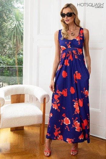 HotSquash Blue Empire Line Maxi Dress (338834) | £119