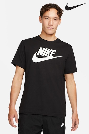 Nike Black Icon Futura T-Shirt (338923) | £23