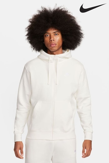 Nike fuerte Cream Club Zip Through Hoodie (339059) | £70