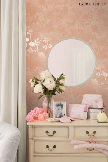 Laura Ashley Blush Eglantine A4 Wallpaper Sample (339206) | £1