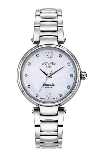 Roamer Ladies Silver Tone Dreamline Diamonds Watch (339410) | £315