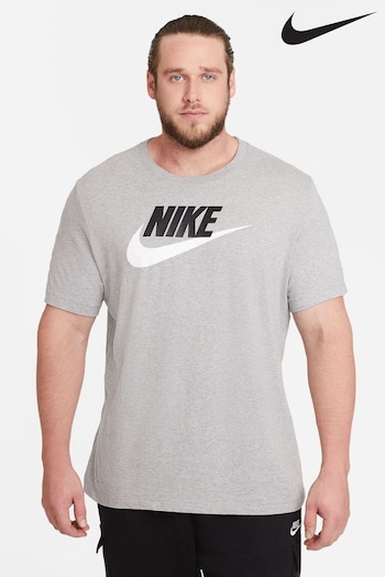 Nike Grey Icon Futura T-Shirt (339606) | £23