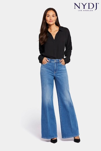 NYDJ Blue Mia Palazzo Wide Leg Jeans (339975) | £140