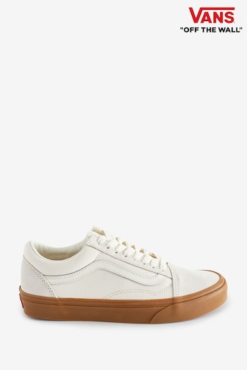 Vans Slip Womens Old Skool Gum Sole Trainers (339984) | £65