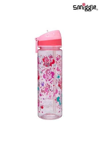 Smiggle Pink Minnie Mouse Minnie Mouse Disney Drink Up Plastic Drink Bottle 650ml (340169) | £13