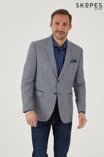 Skopes Jasper Blue Boucle Tailored Fit Jacket (340315) | £129