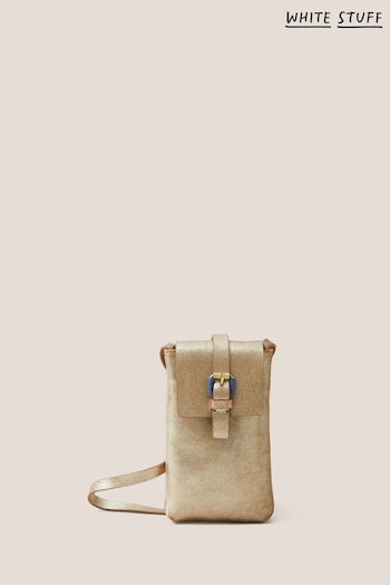 White Stuff Clara Buckle Leather Phone Bag (340612) | £35