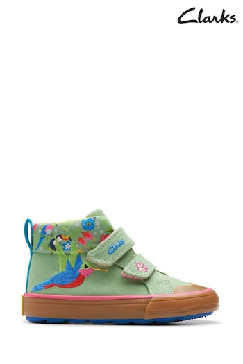 Clarks Green Clarks Pale Green FoxingWingHiT. Boots sandal (341050) | £36