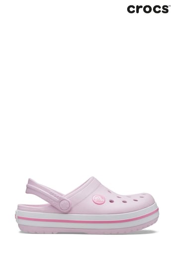 Crocs castanho Pink Crocband Clogs (341052) | £35