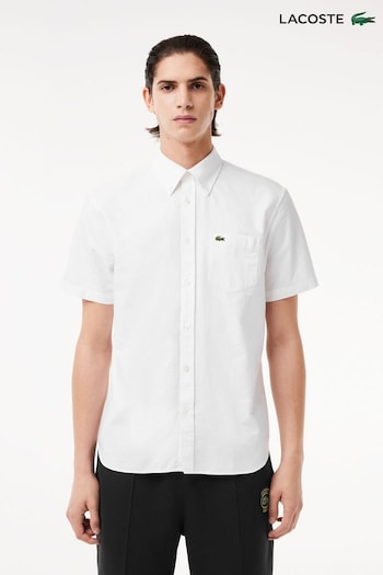 Lacoste Short Sleeve Oxford Shirt (341433) | £95