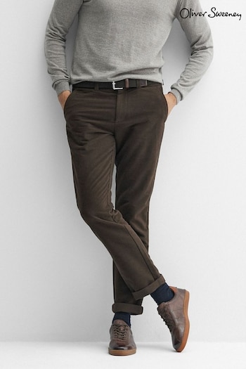 Oliver Sweeney Ahakista Cotton Moleskin Brown Trousers EM0EM00991 (341594) | £129