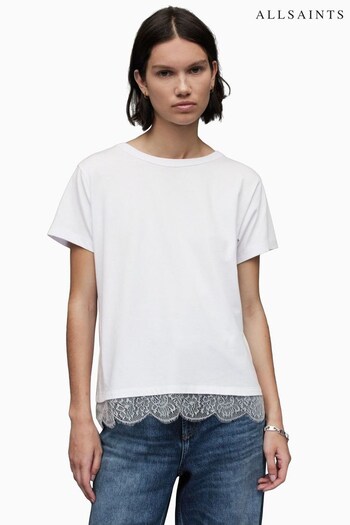 AllSaints Lee White T-Shirt (341621) | £59