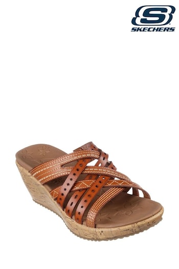 Skechers Brown Beverlee Hot Spring Sandals (341712) | £44