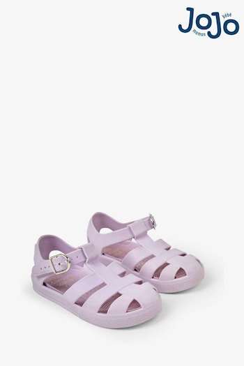 adidas adilette sandals core black womens Lilac Jelly Sandals (341754) | £12