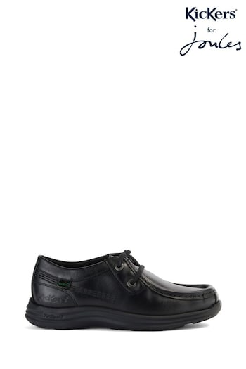 Kickers Junior Boys Reasan Moc Black Shoes KAPPA (341787) | £55