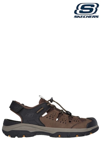 Skechers Brown Tresmen Menard Sandals (341951) | £64