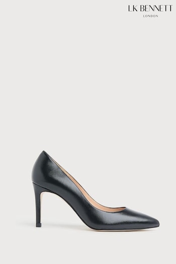 LK Bennett Floret Leather Pointed Toe Courts (342076) | £229