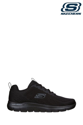 Skechers Black Summits Torre Shoes (342085) | £64